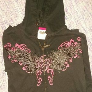 Harley Davidson Zip Up Hoodie